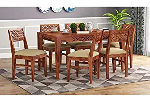 Ramdoot Furniture Wooden Dining Table 6 Seater